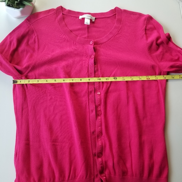 Dressbarn Women's Red Cardigan Sweater, Size Large - Picture 4 of 9